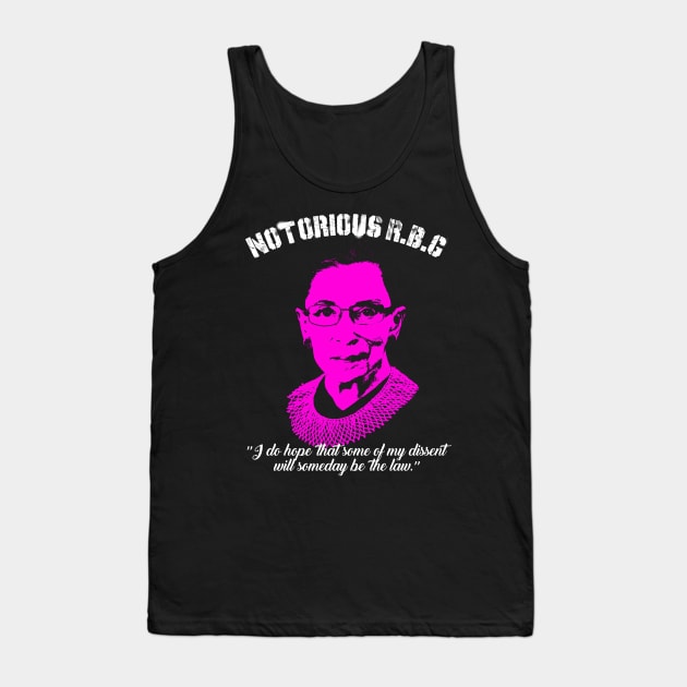 Notorious RBG Tank Top by OTCIndustries